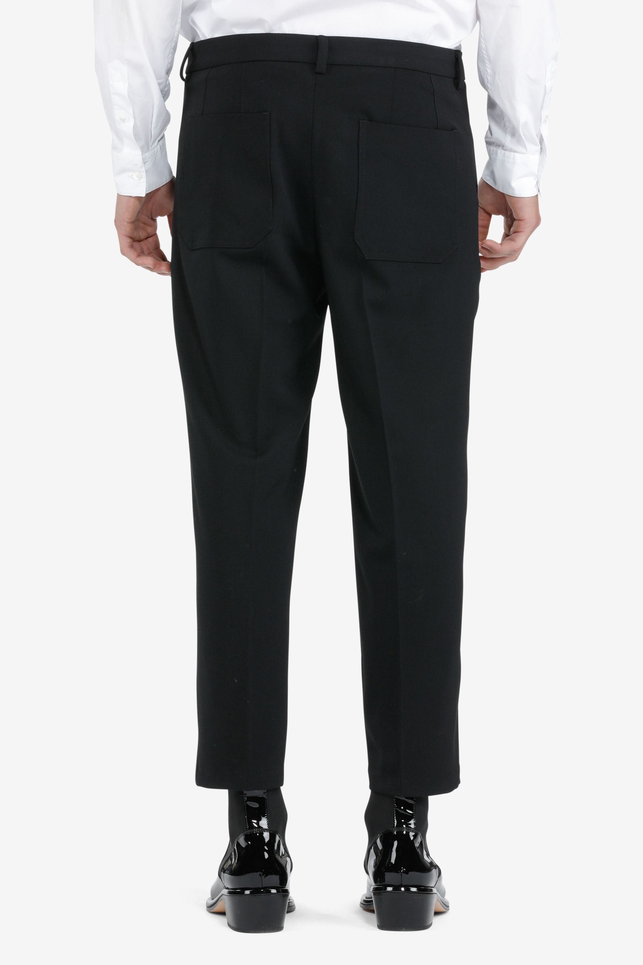 CROPPED STRAIGHT-LEG TROUSERS - 2