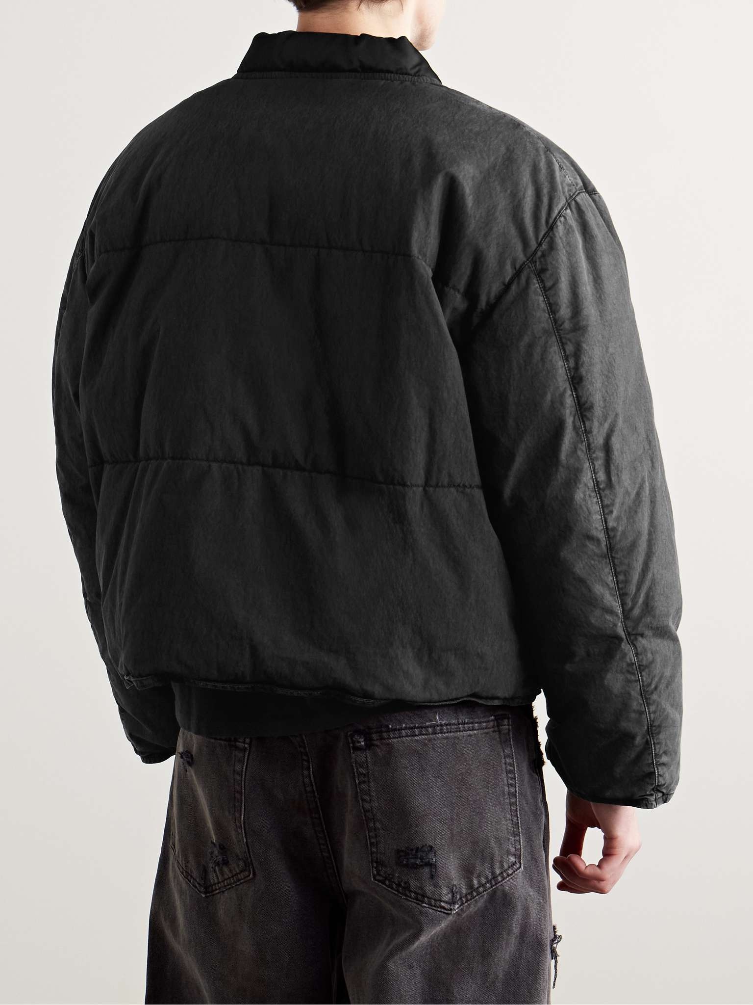 Next Exit Shell-Trimmed Cotton and Nylon-Blend Down Bomber Jacket - 3