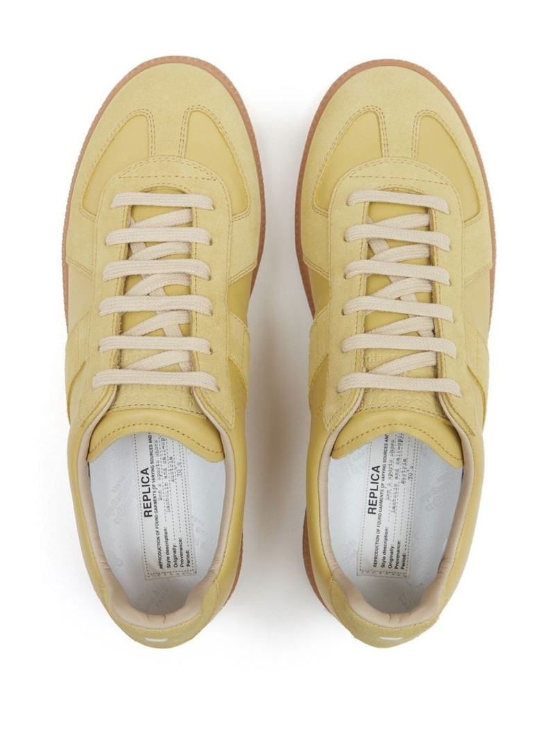 WOMENS REPLICA LOW TOP SNEAKERS - LEMON 5