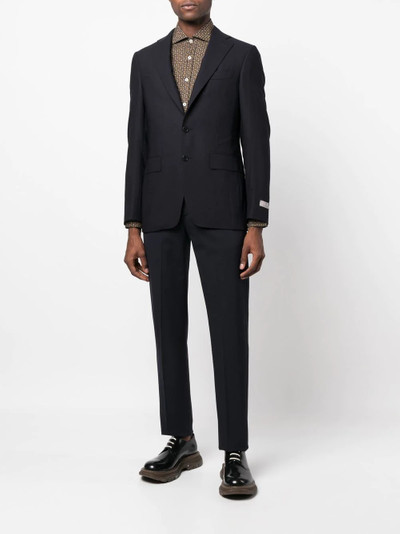 Canali single-breasted tailored blazer outlook