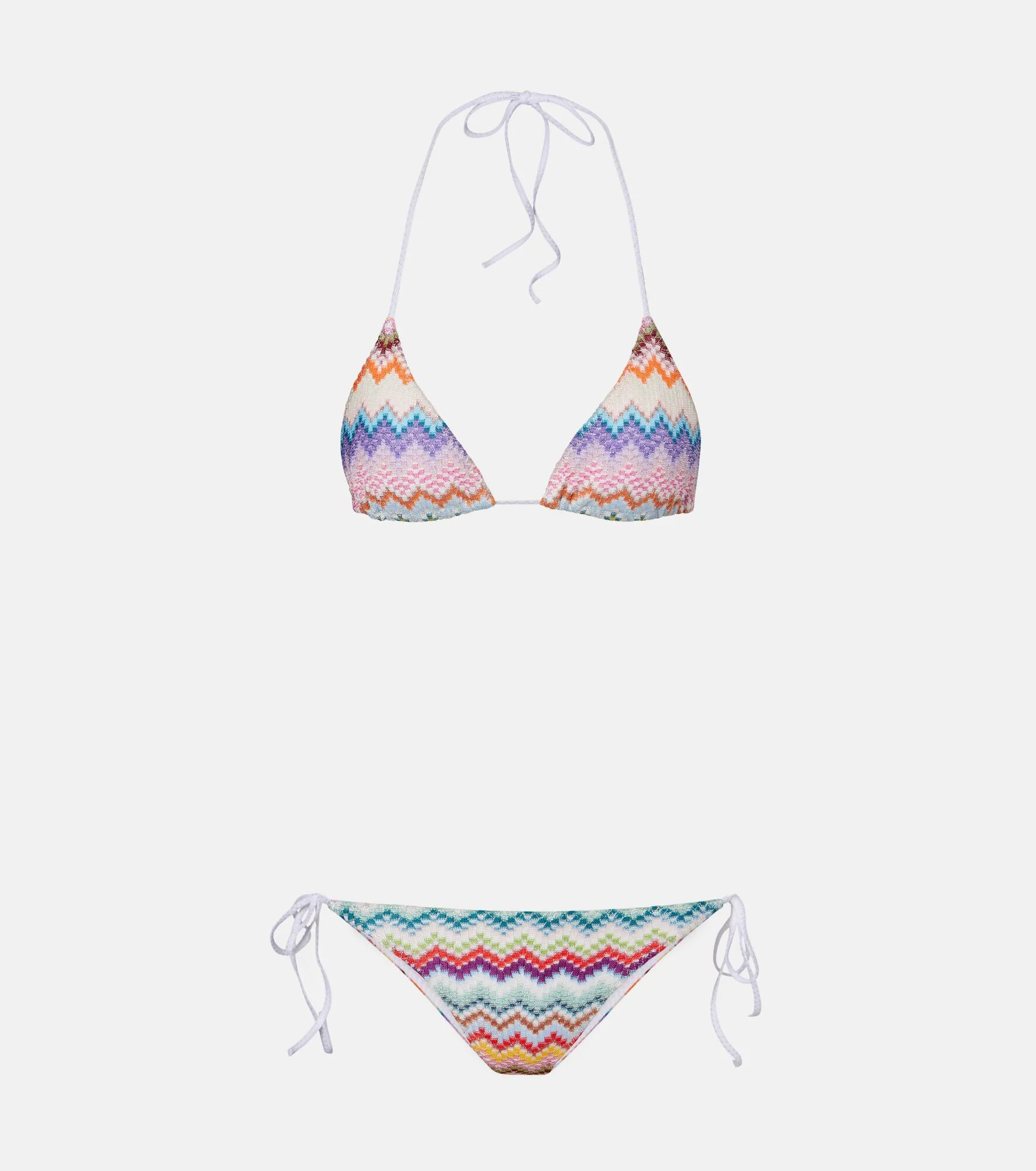 Zig Zag lamé bikini - 1