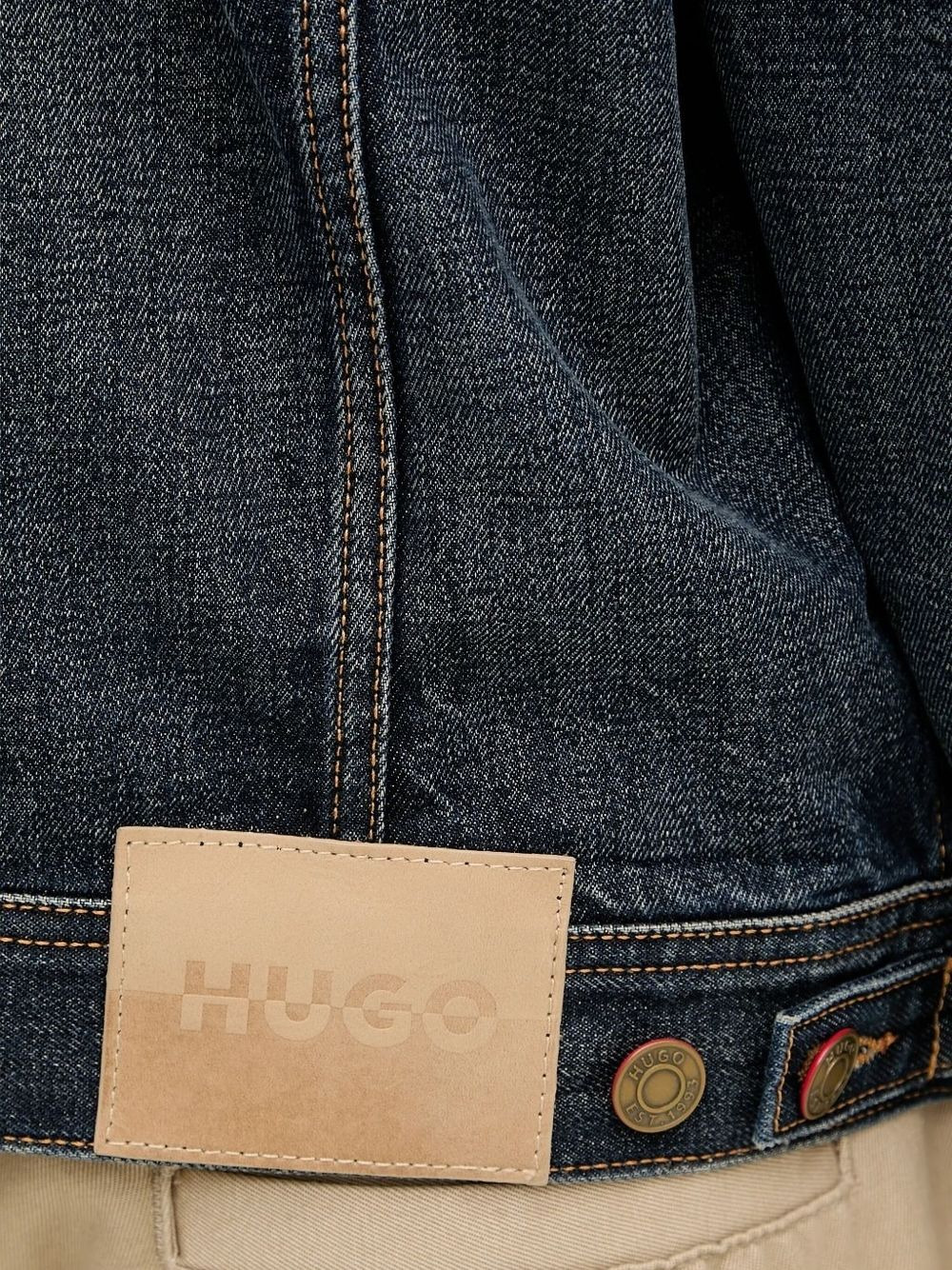 distressed denim jacket - 5