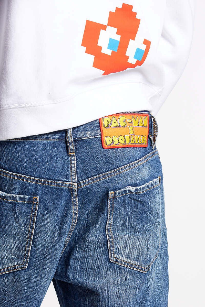 PAC-MAN MEDIUM WASH MARINE SHORTS - 4