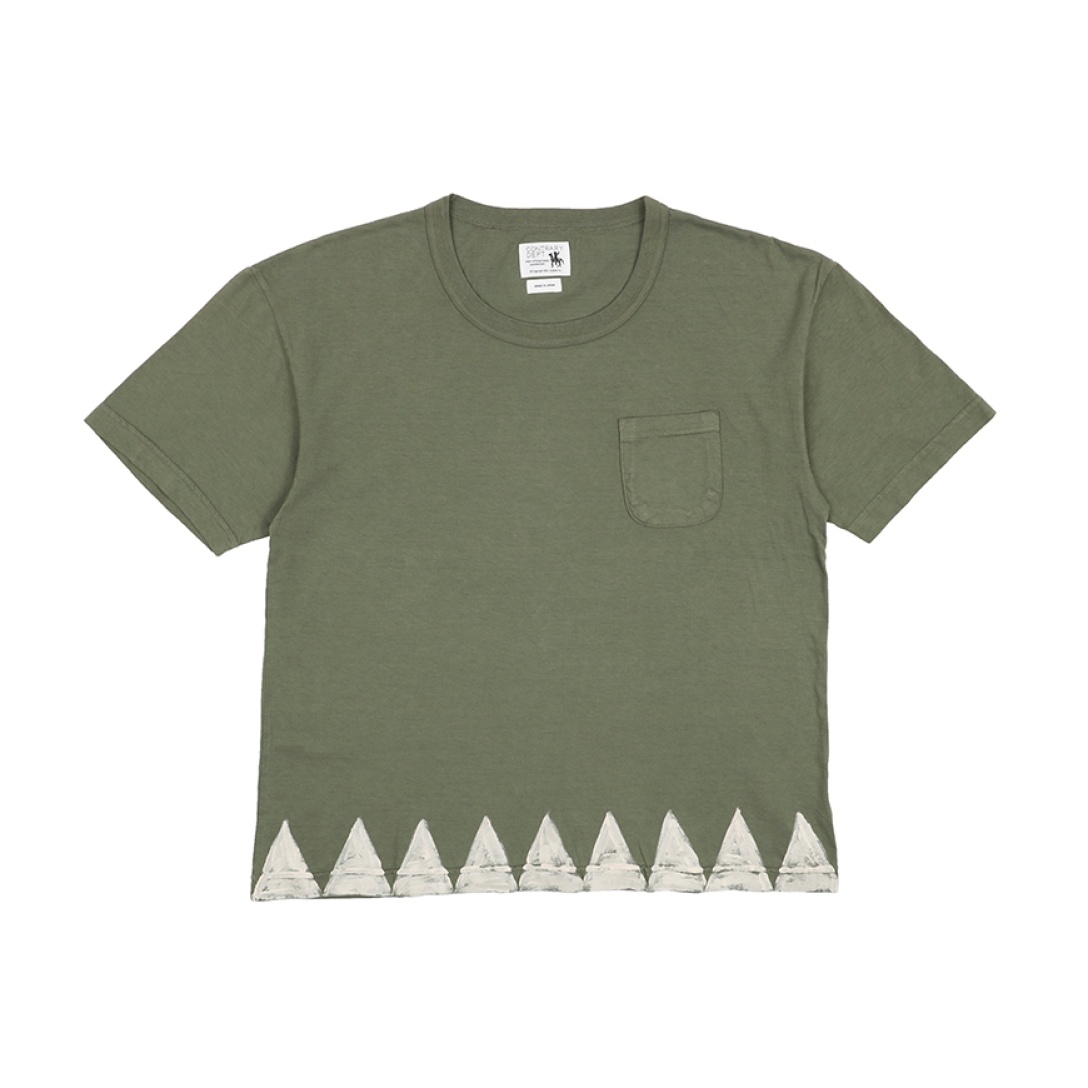 JUMBO TEE S/S (N.P.) OLIVE - 1