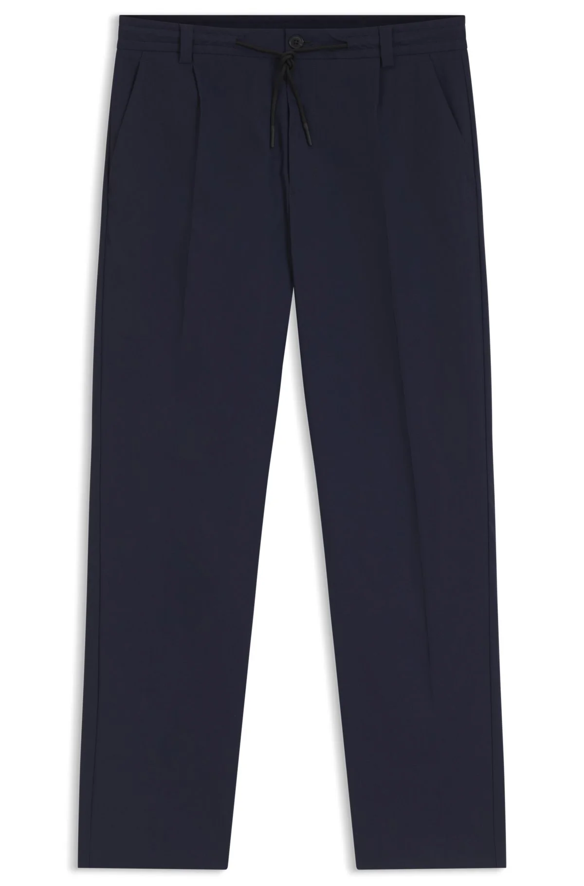 PERFORMANCE-STRETCH MODERN-FIT TROUSERS IN OTTOMAN FABRIC - 1