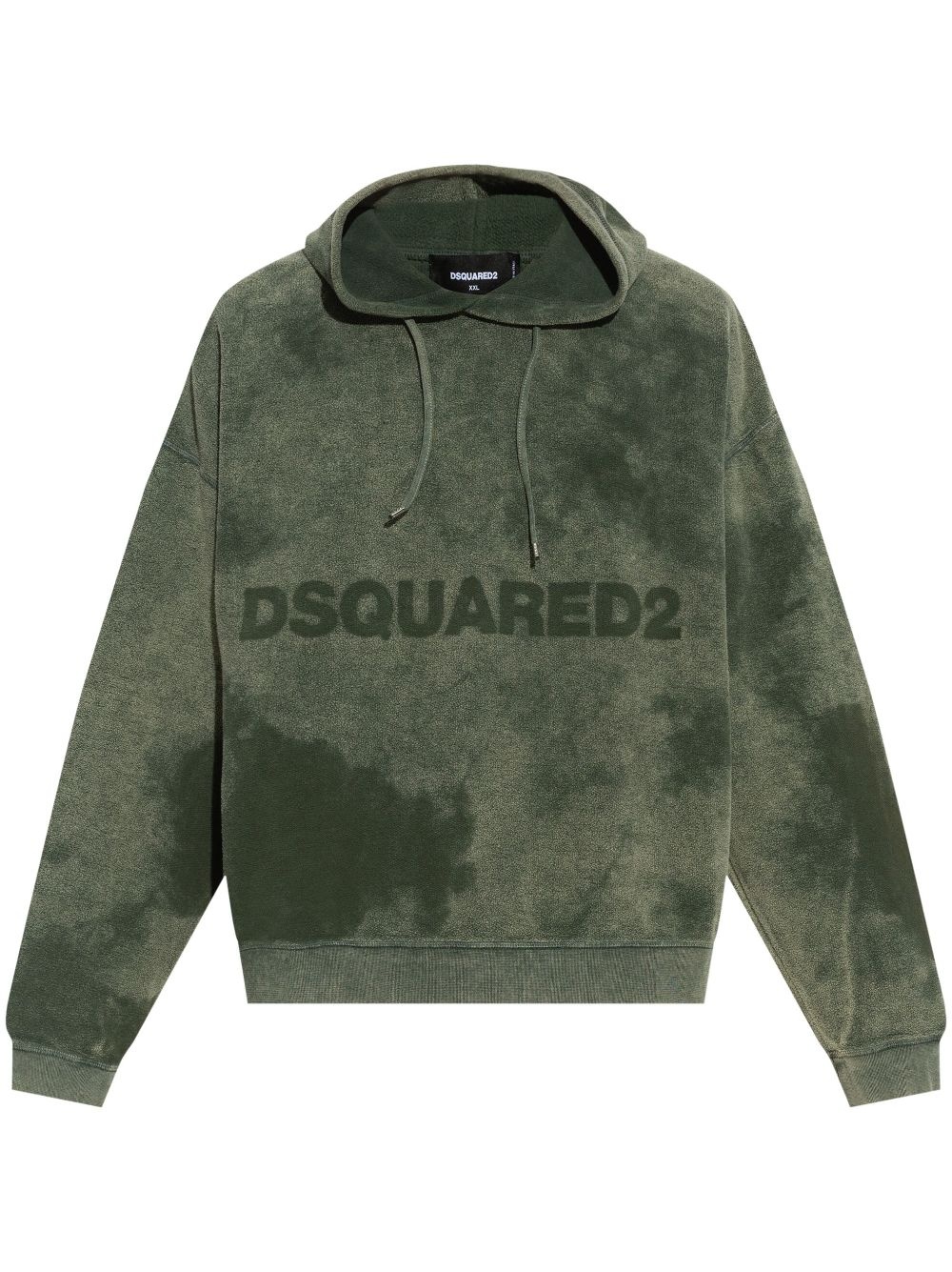 logo-jacquard hoodie - 1