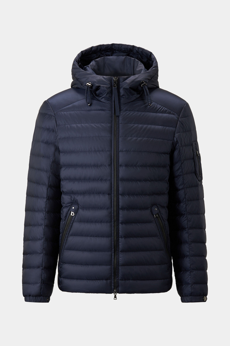 Loke lightweight down jacket in Navy blue 1