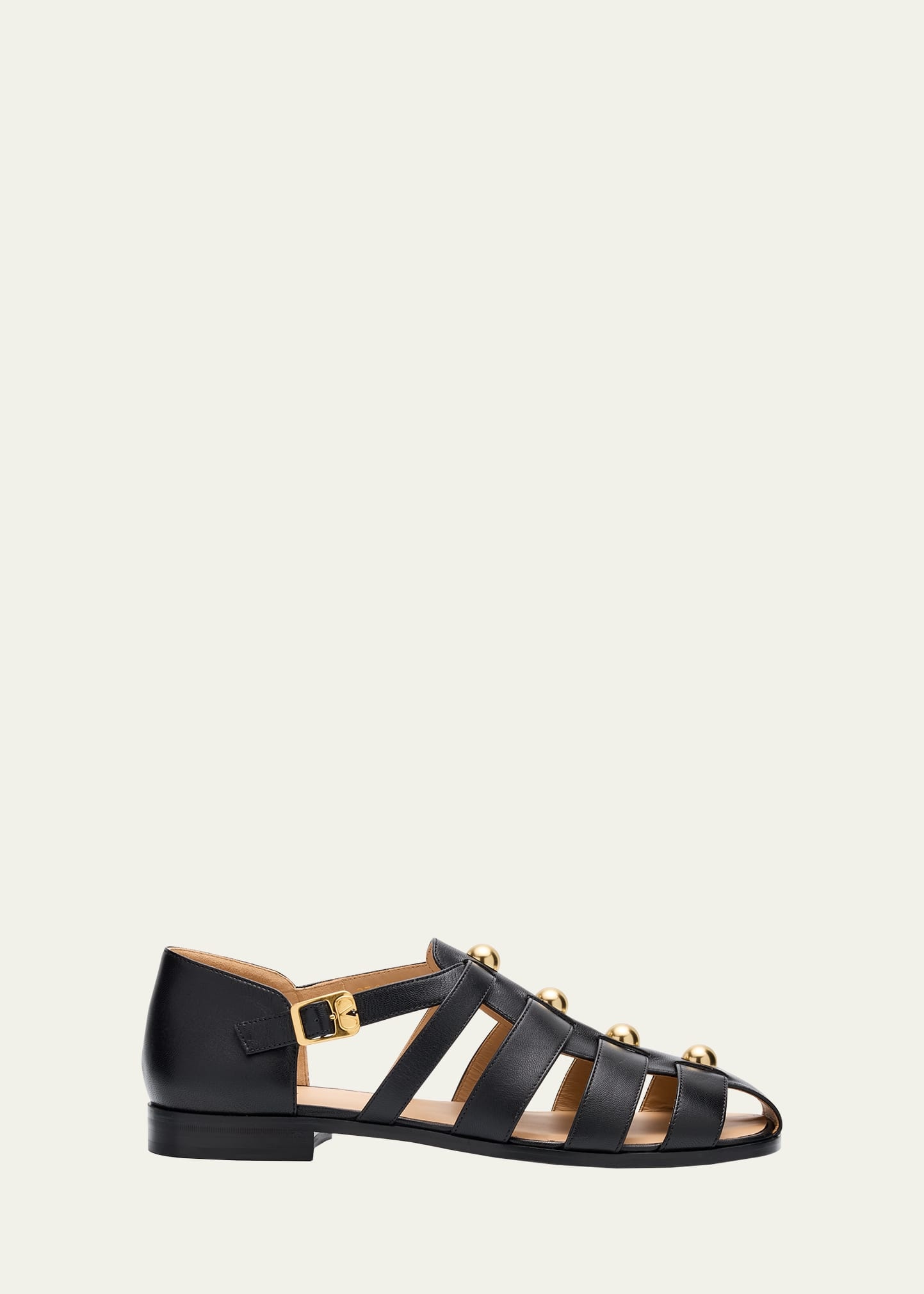 Men's Studshield Calfskin Fisherman Sandals - 1