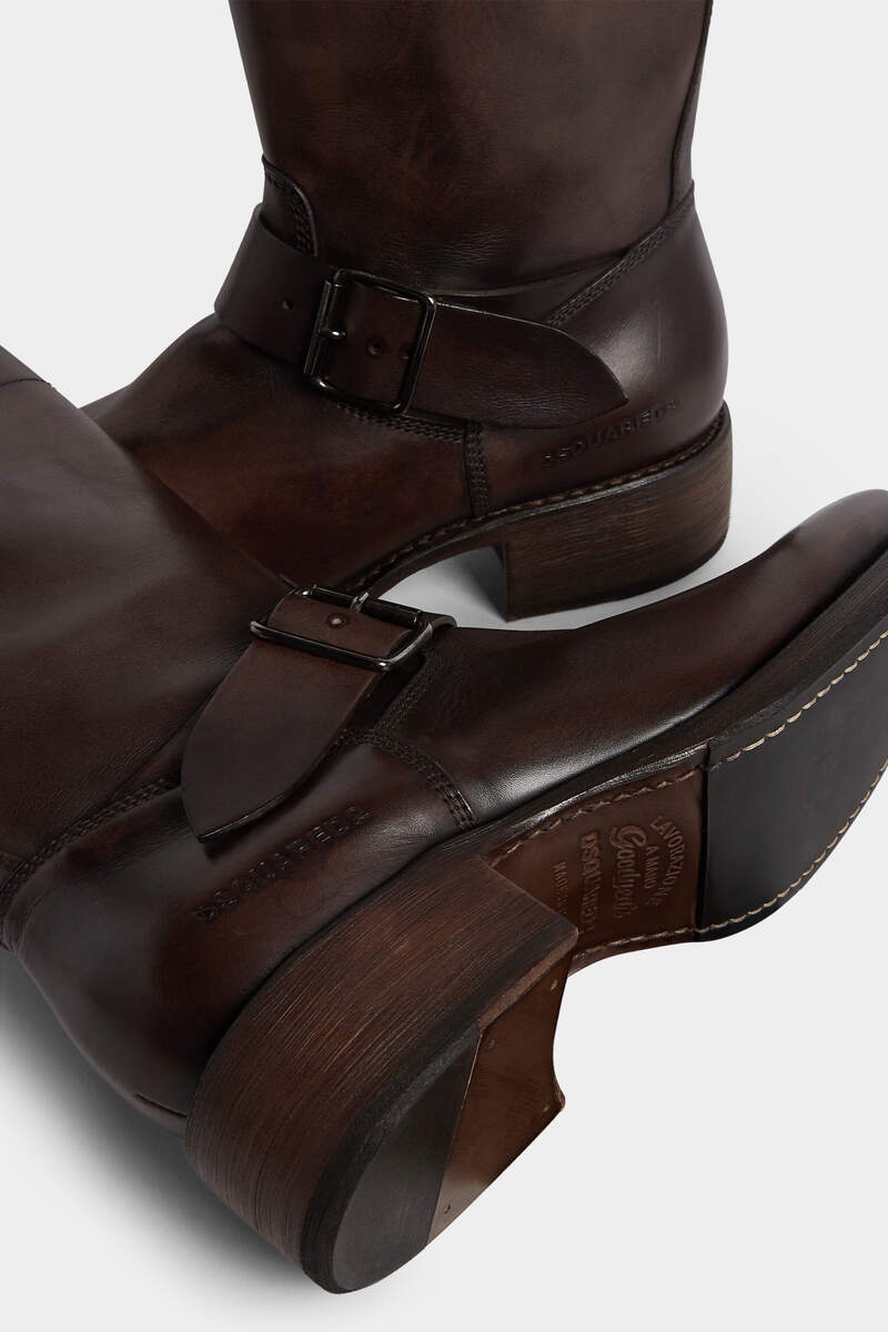HARLEY BIKER BOOTS - 5