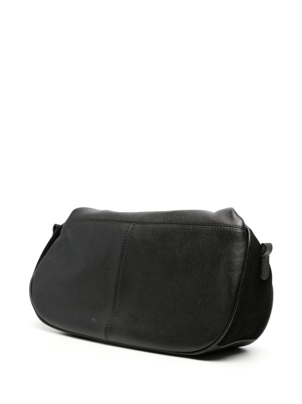 logo-embossed panelled shoulder bag - 3