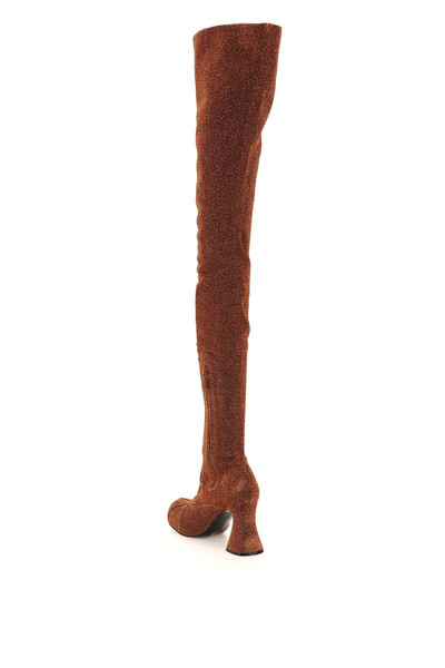 Stella McCartney DUCK CITY GLITTER OVER-THE-KNEE BOOTS outlook