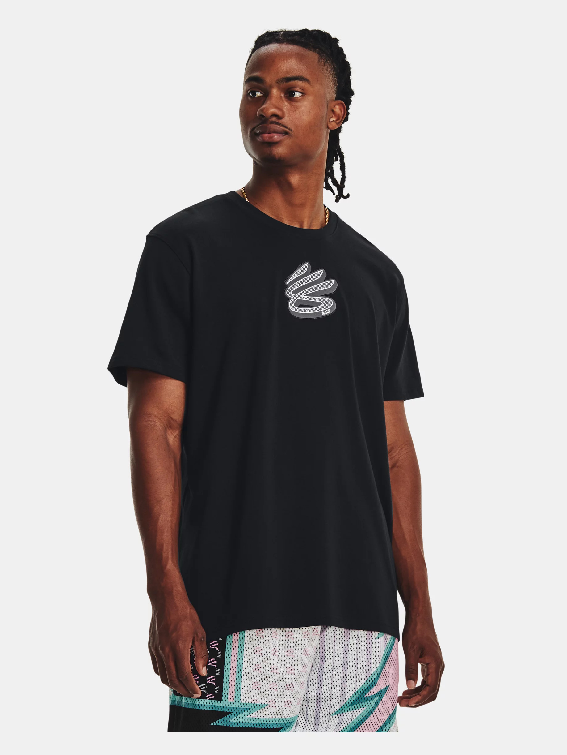 Men's Curry Logo Heavyweight Short Sleeve - 2