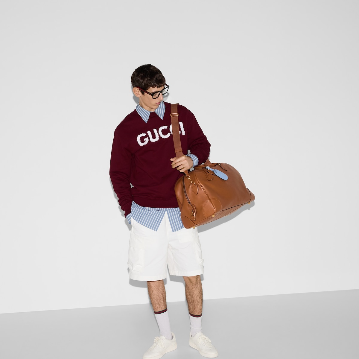 GG Emblem medium duffle bag - 4