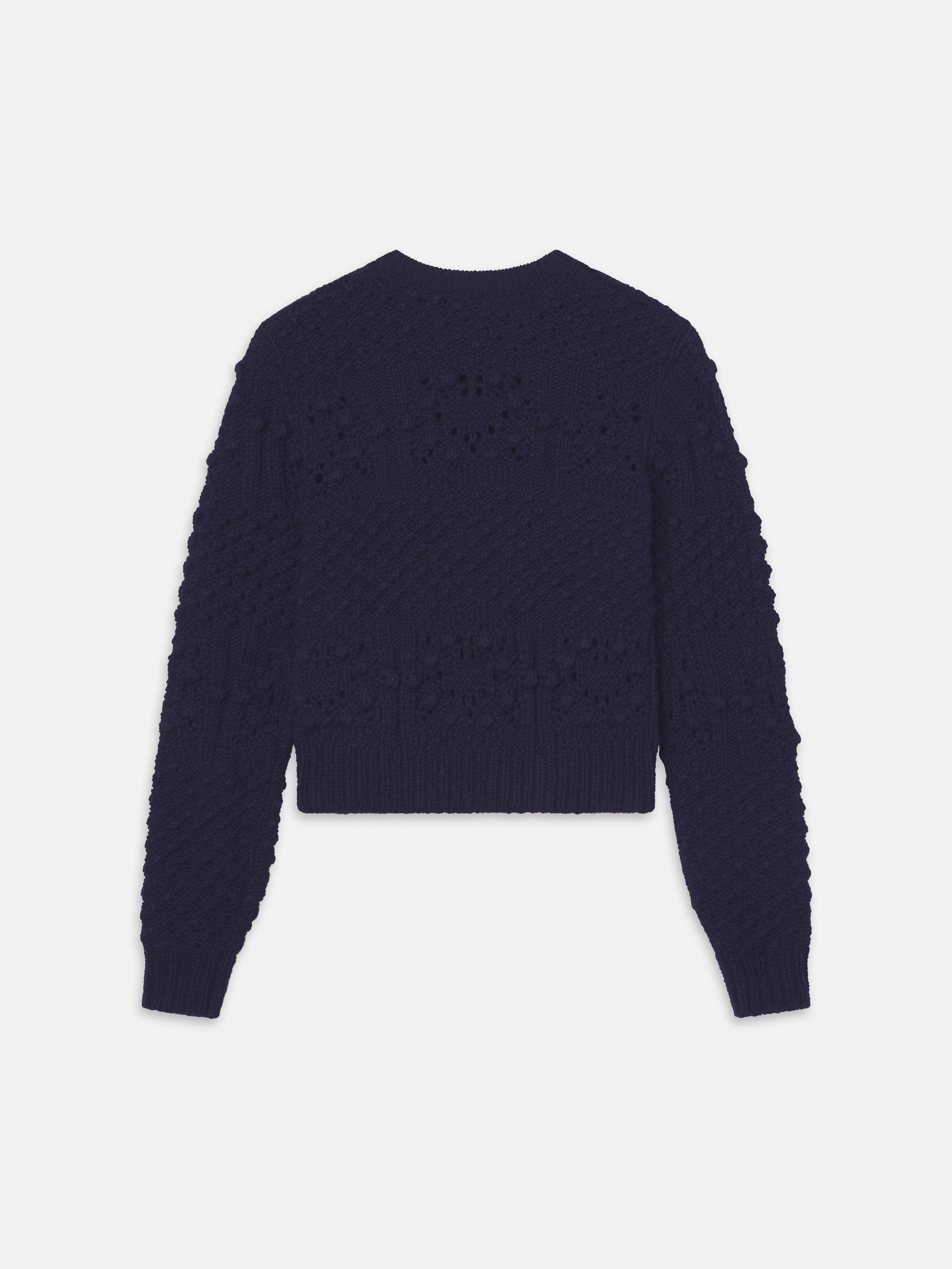 Patch Pocket Sweater in Navy - 4