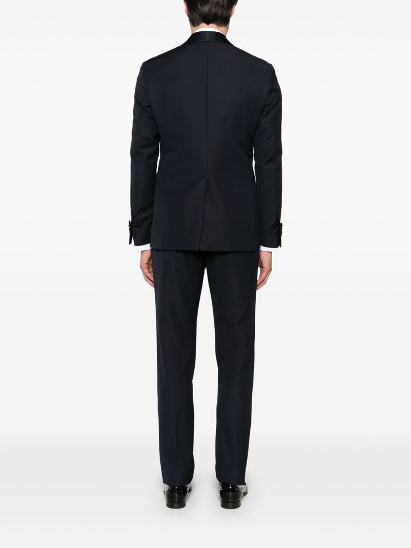 satin-trim suit 3