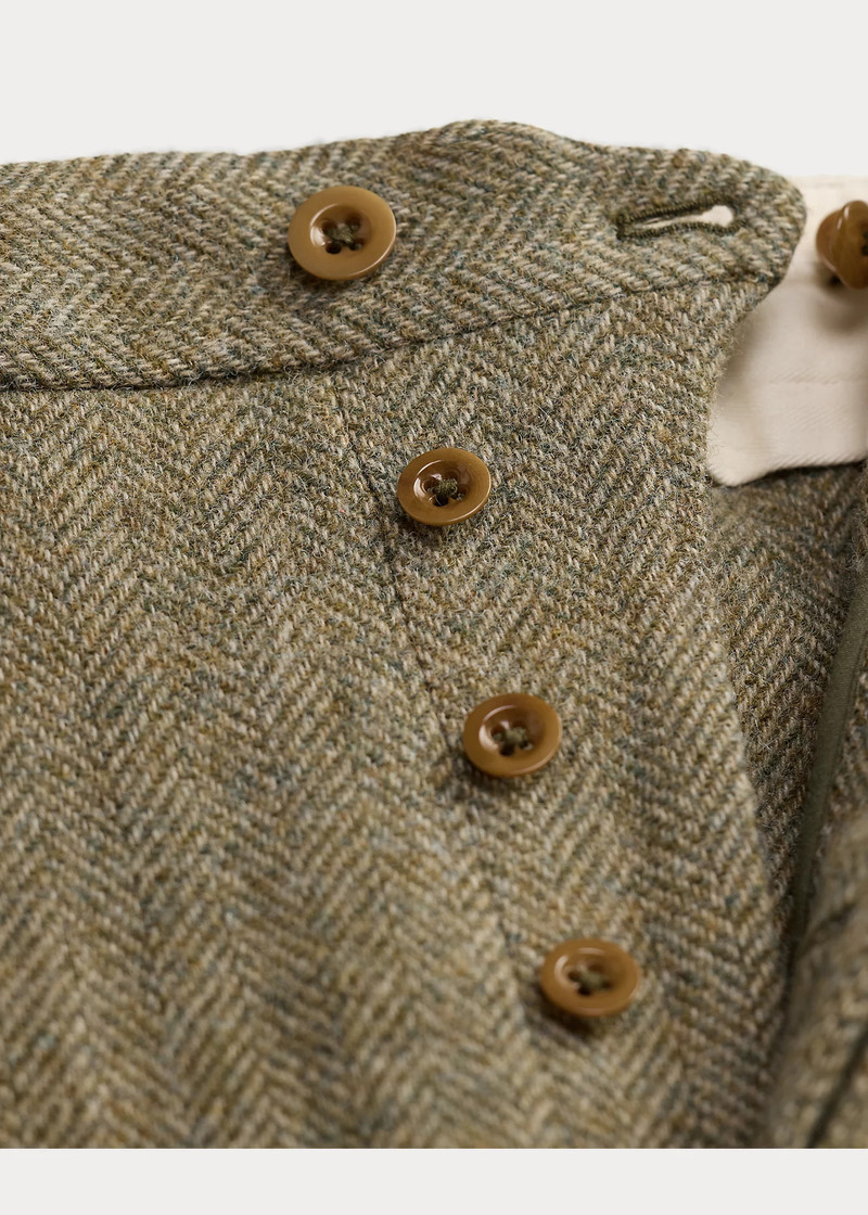Slim Fit Wool Herringbone Pant 7