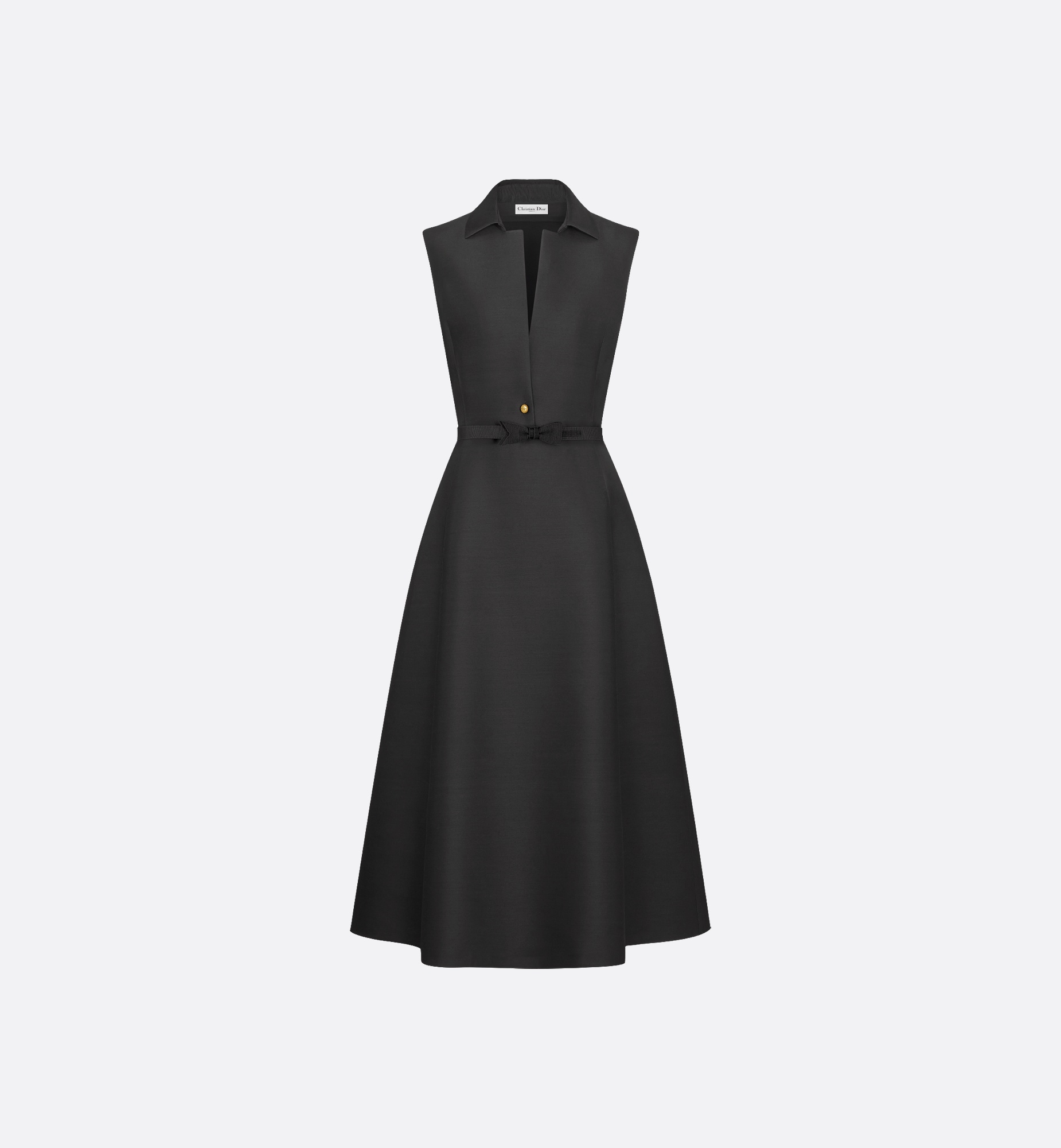 ワンピース Dior Mid-Length Draped Dress With Belt Dior Mid-Length Draped Dress with Belt | REVERSIBLE
