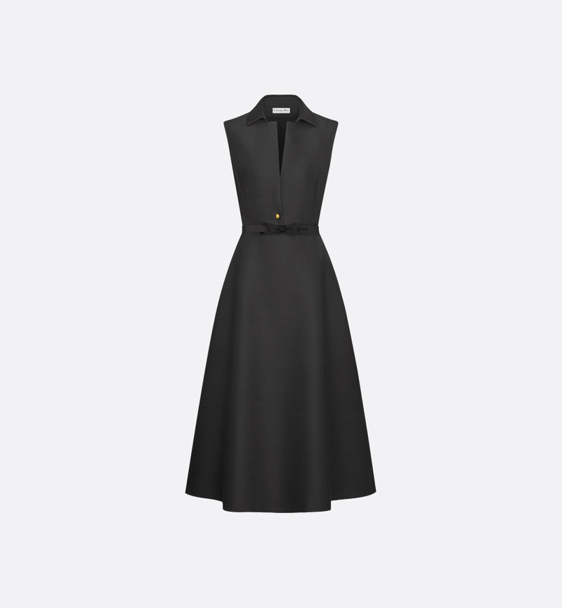 Belted Mid-Length Dress 1