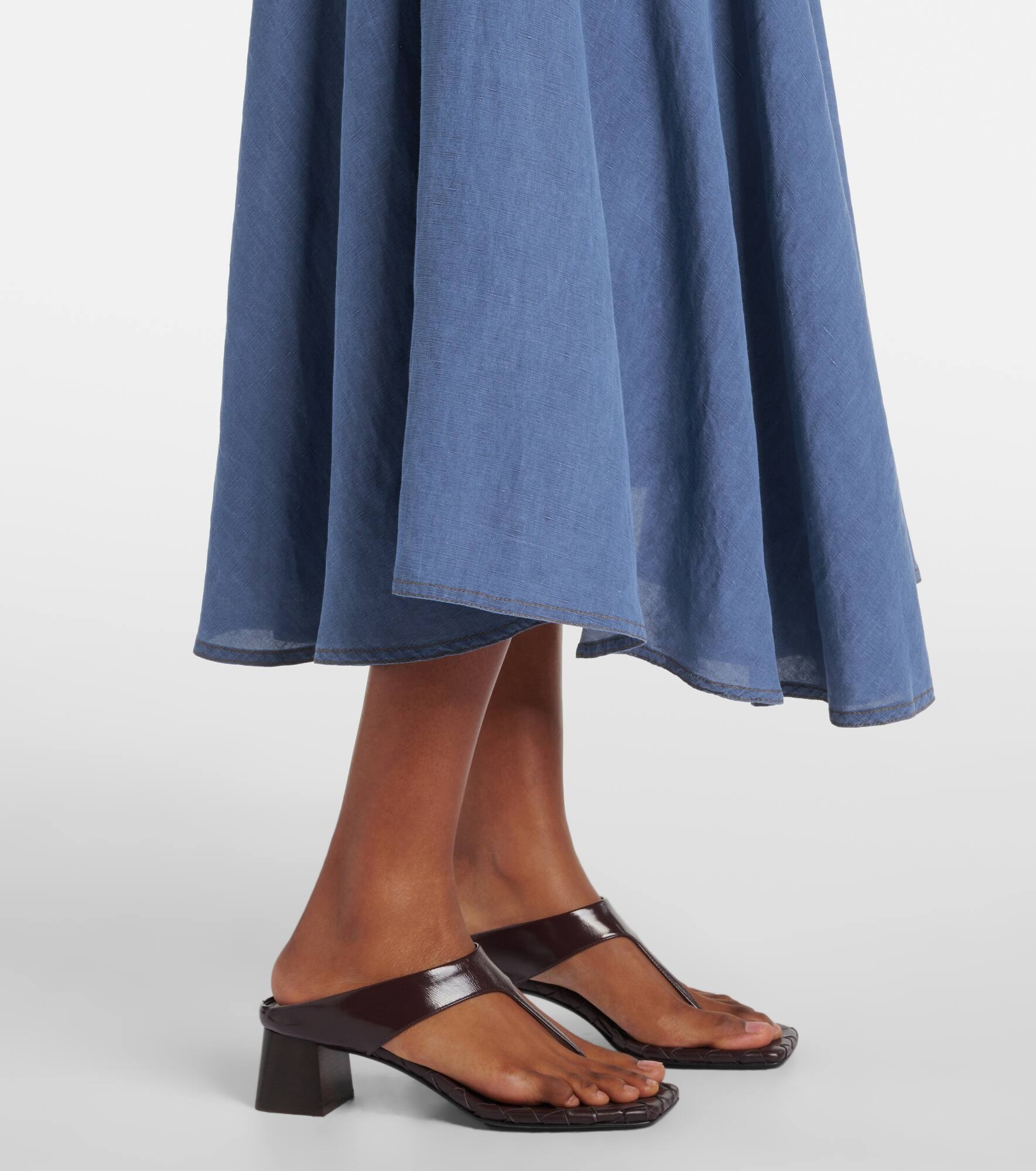 Belted shirt dress - 5
