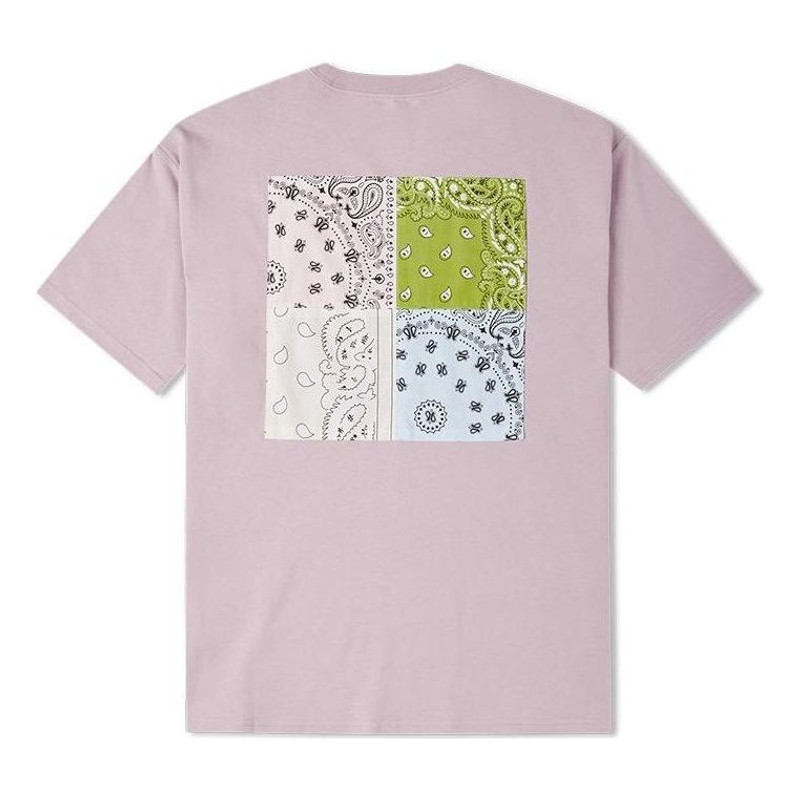 Converse Converse Paisley Pattern T-Shirt 'Pink' 10023154-A02 outlook