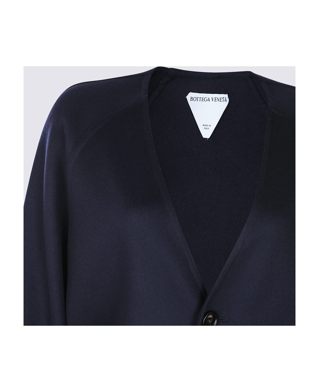Navy Wool Coat - 3