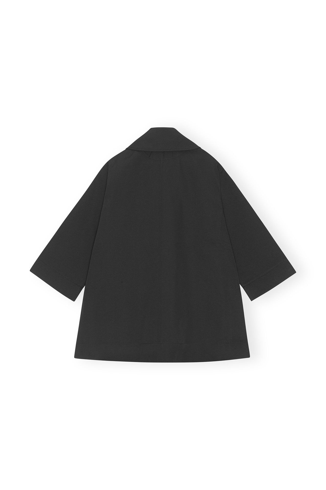 HEAVY TWILL OVERSIZED MIDI JACKET - 2