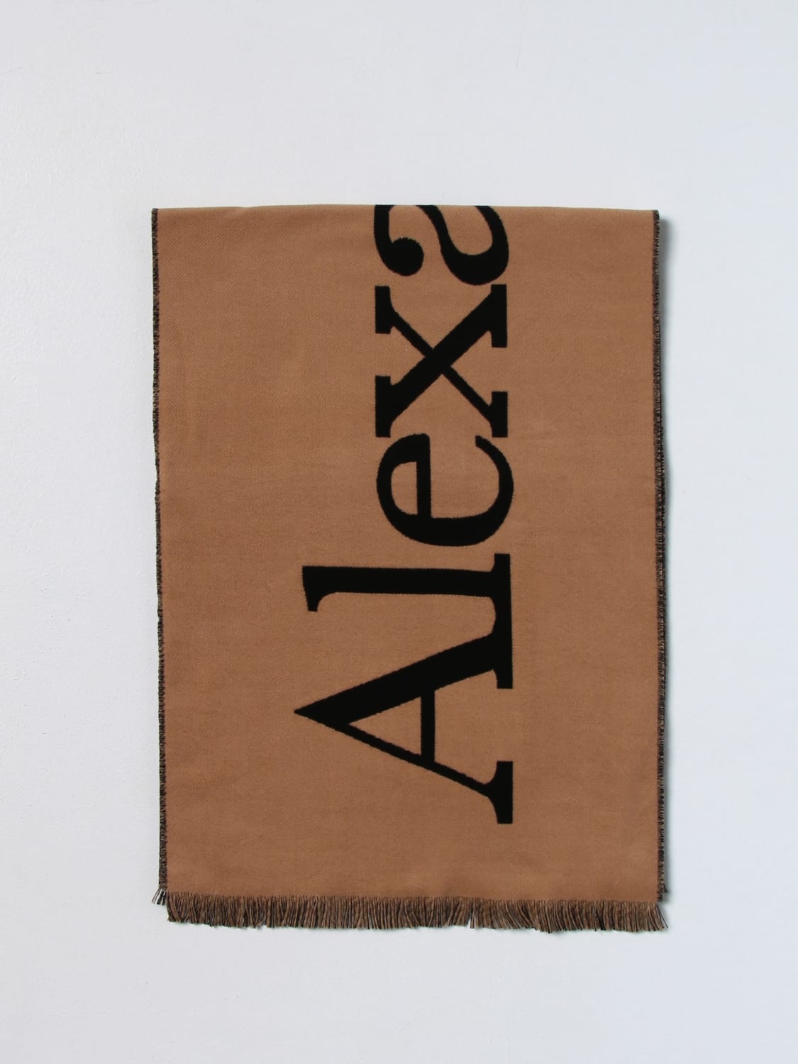Alexander McQueen cotton scarf - 1