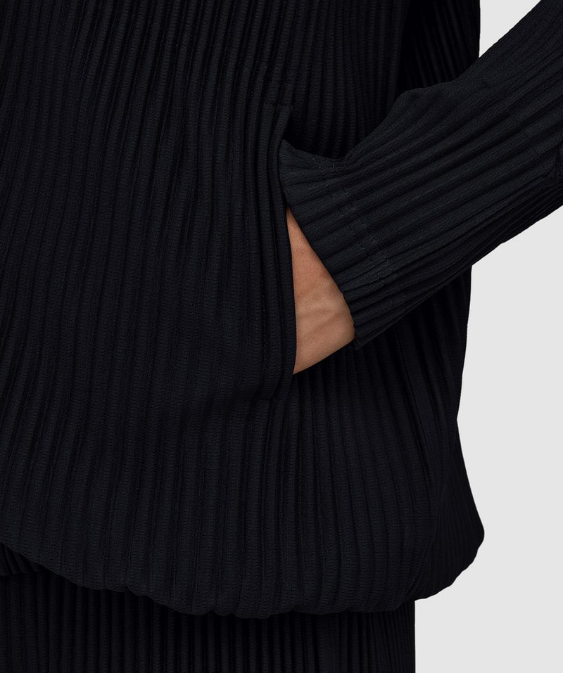July pleats full zip hoodie 5