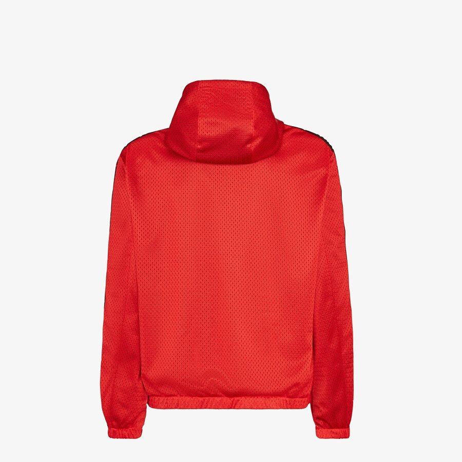 Red tech mesh windbreaker - 2