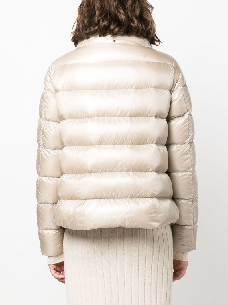 funnel neck padded jacket 4