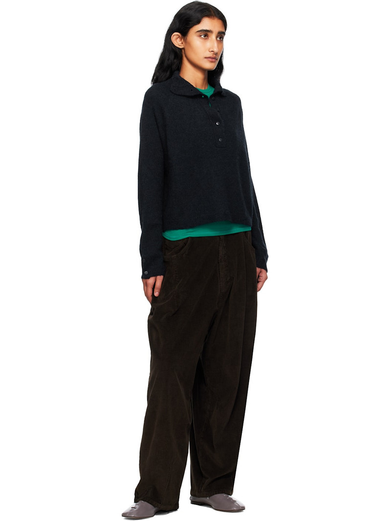 CORDERA Navy Baby Alpaca Sweater outlook