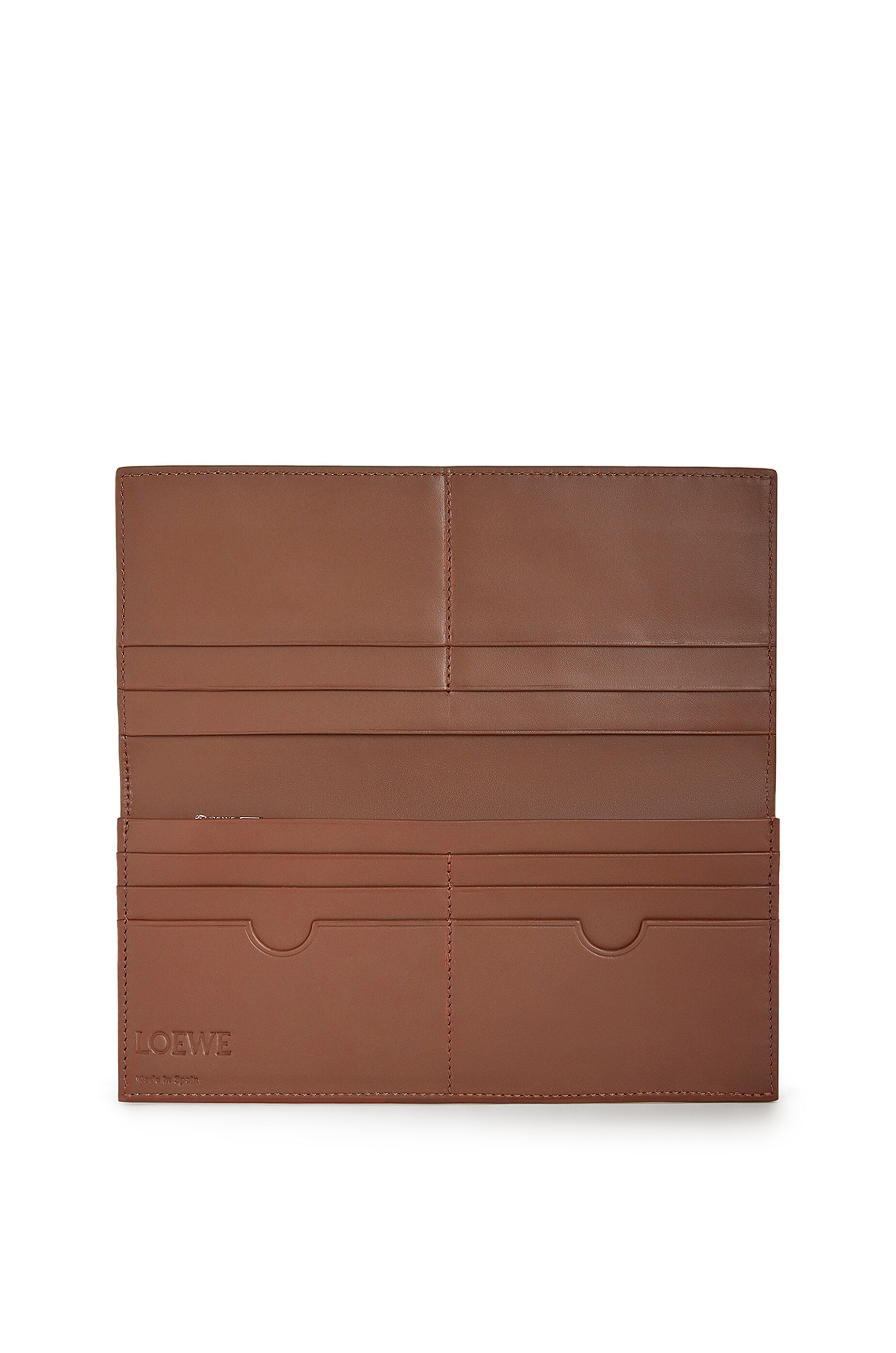 Long horizontal wallet in smooth calfskin - 3