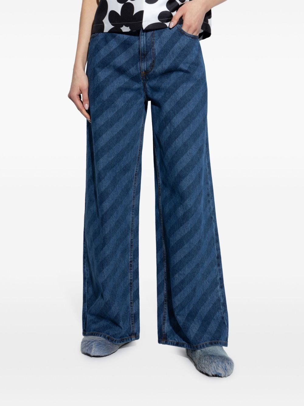 striped jeans - 3