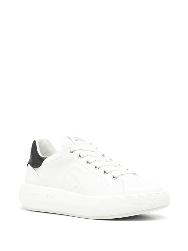 Stuart Weitzman SW Pro leather sneakers outlook