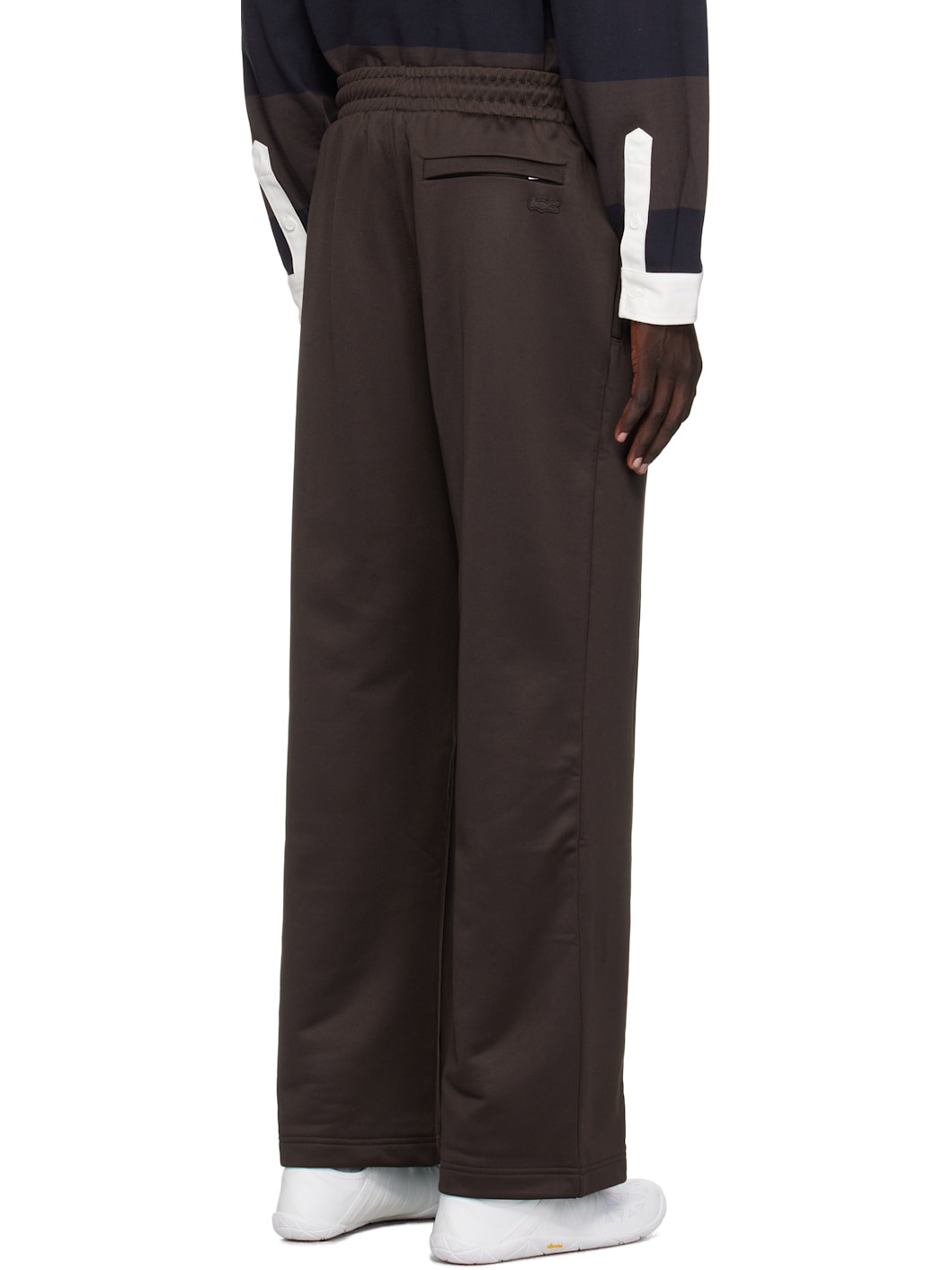 Brown Loose Fit Fleece Sweatpants - 3