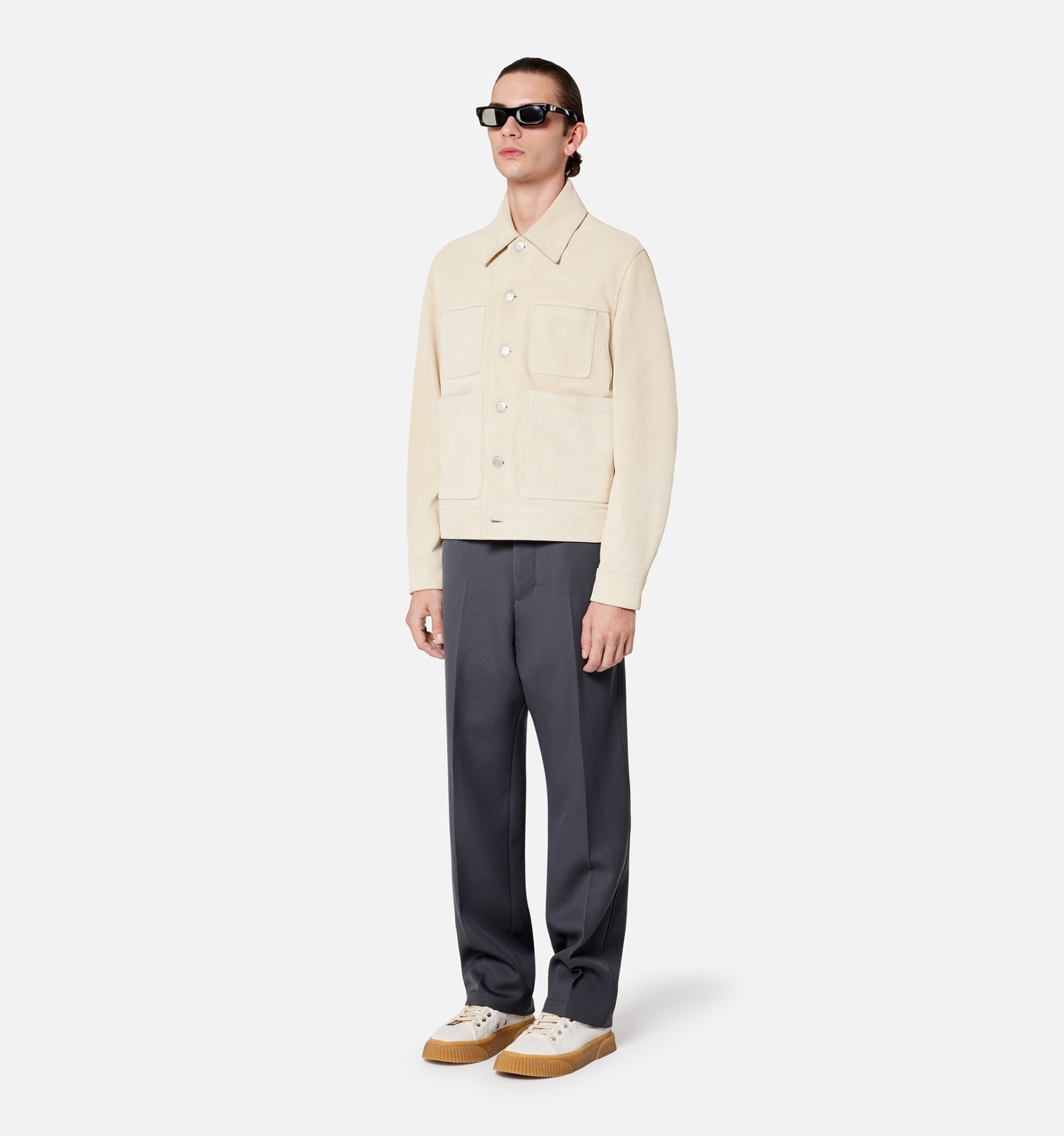 Denim Buttons Worker Jacket - 3