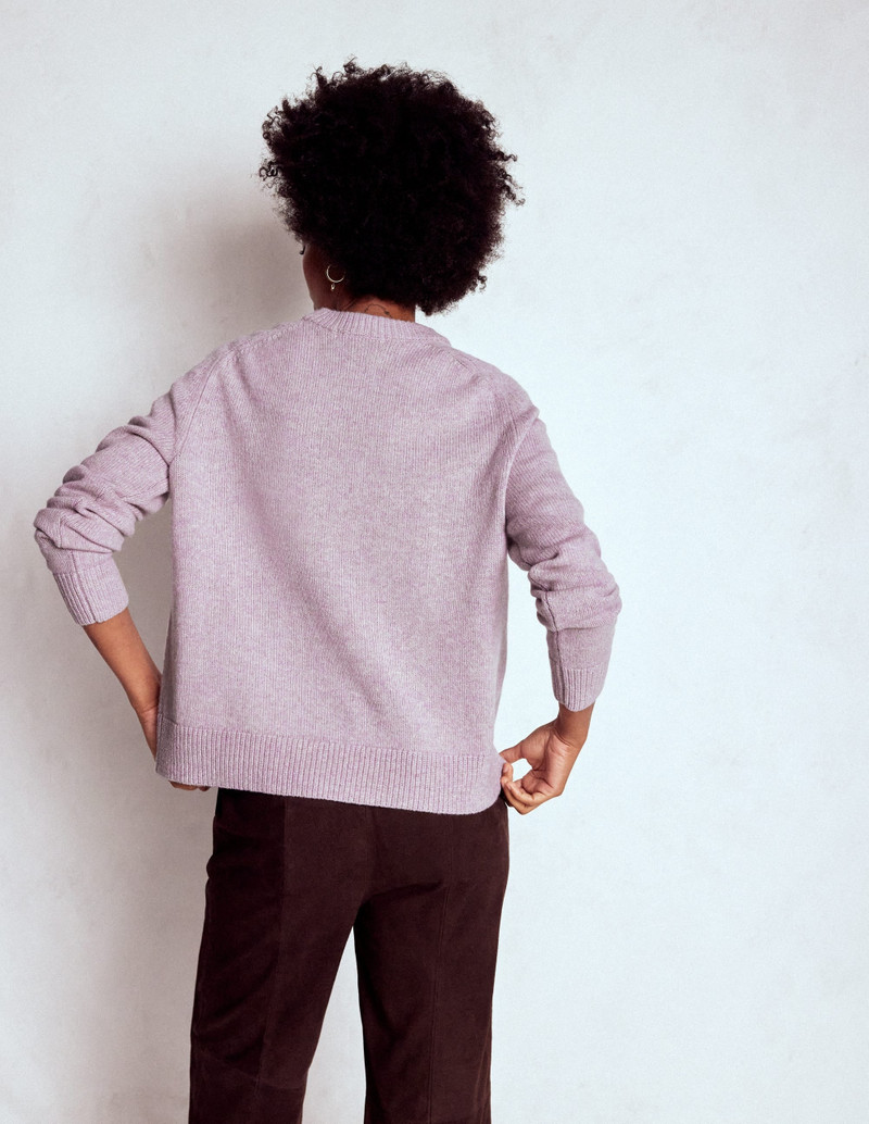Marion Merino Sweater-Chalky Violet 5