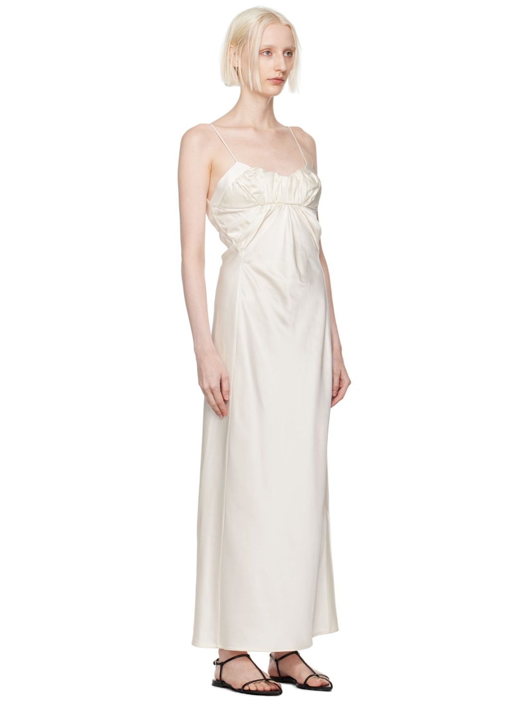 Off-White Evening Maxi Dress - 2