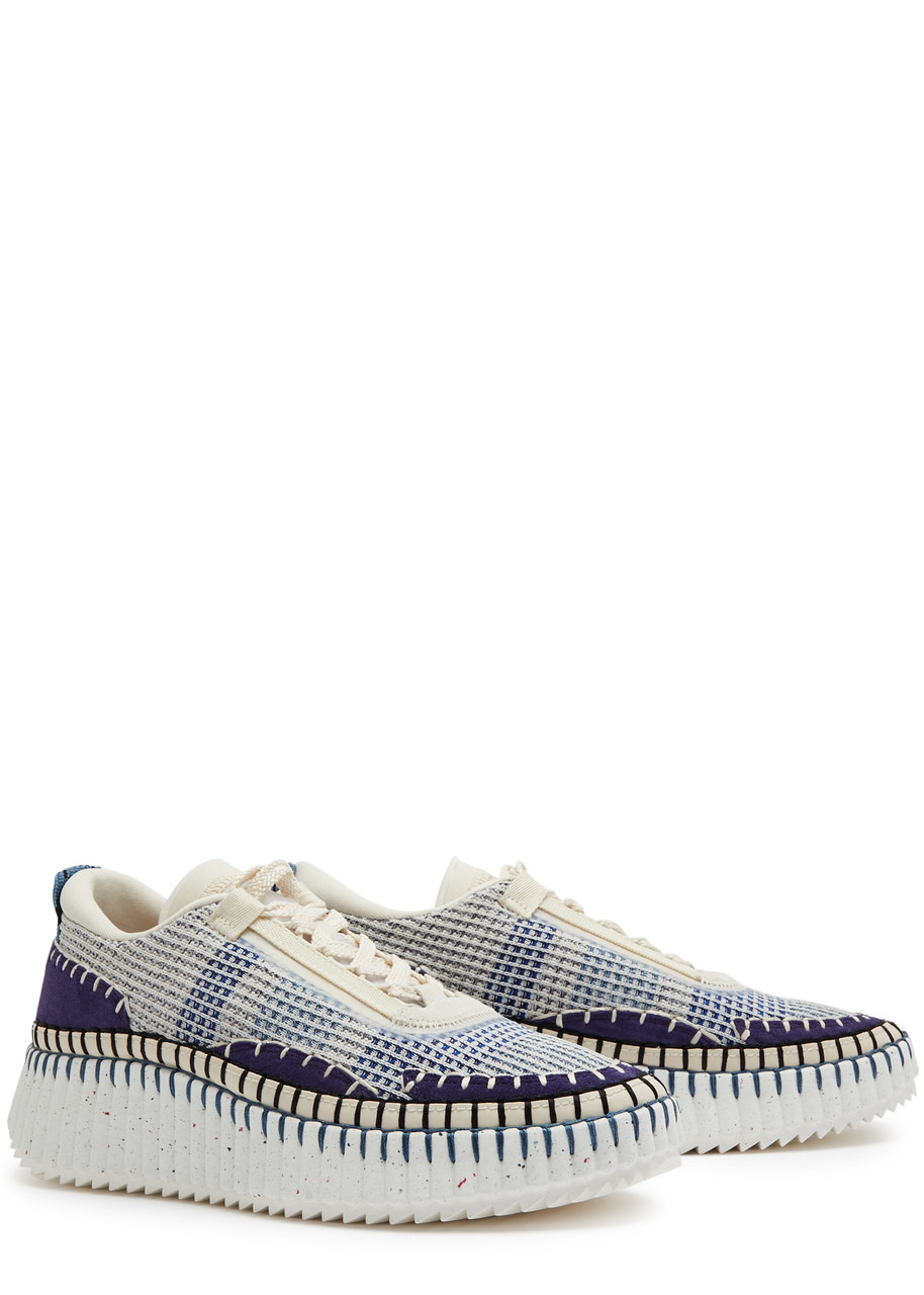Nama panelled recycled mesh sneakers - 2