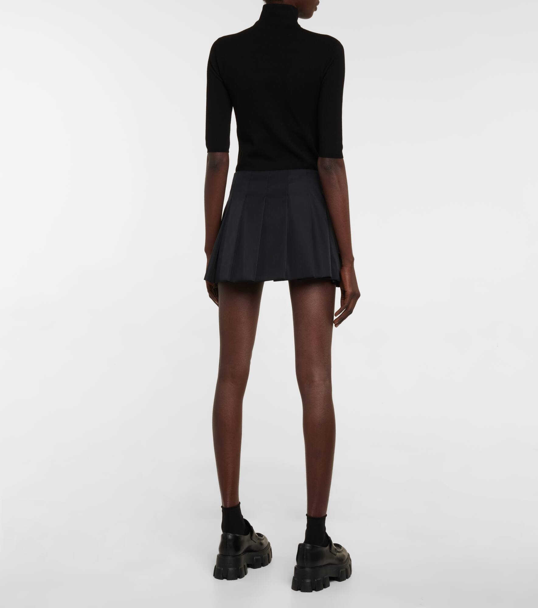 Pleated miniskirt - 3