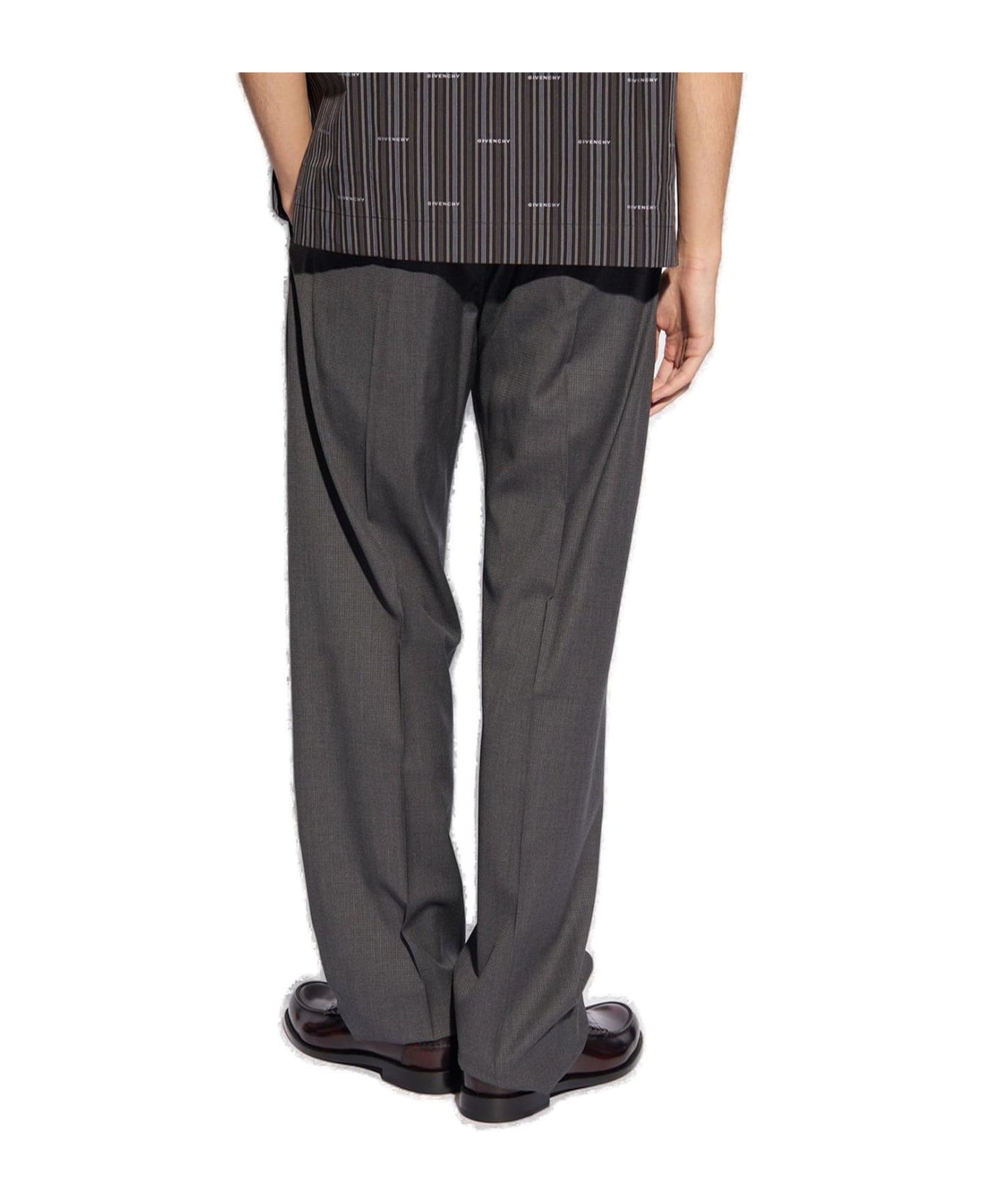 Embroidered Straight-leg Trousers - 3