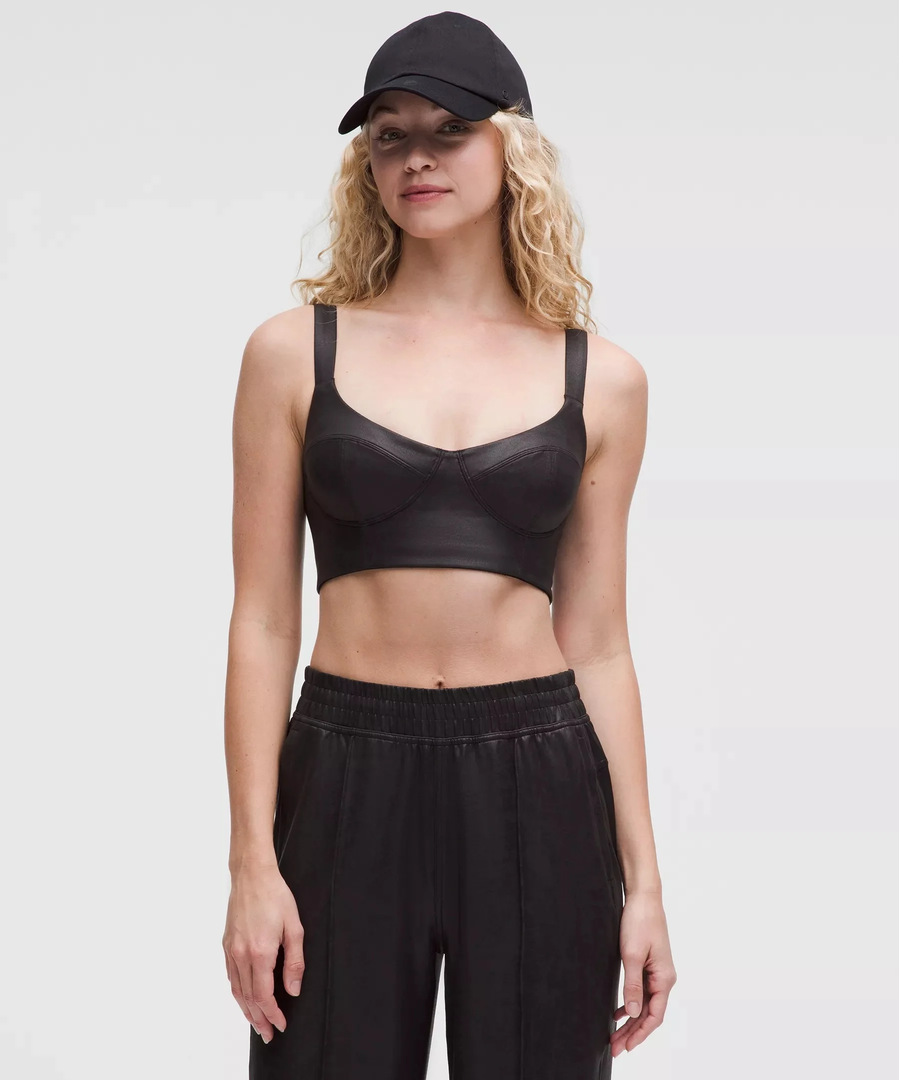 Everlux Longline Workout Bra Light Support, A/B Cup *Matte Foil - 1