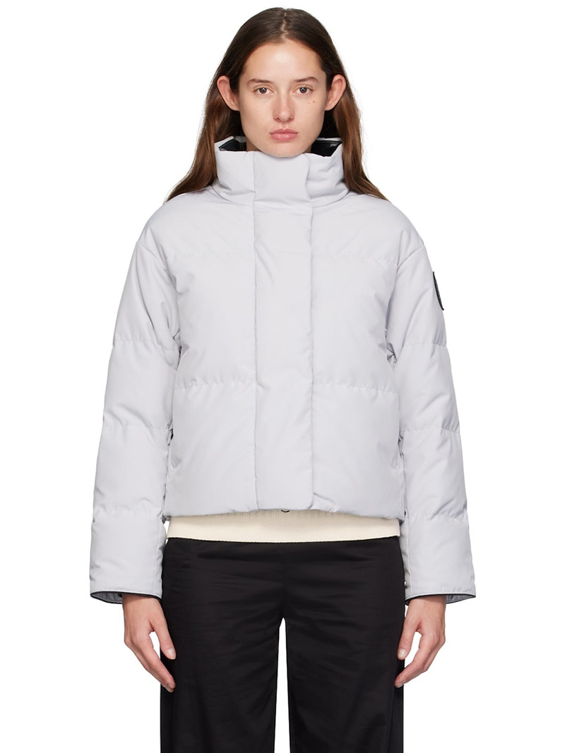 Gray 'Black Label' Grandview Cropped Down Jacket - 1