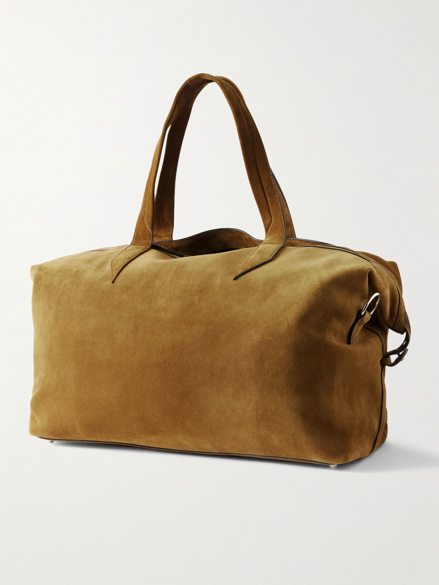 Nomad Suede Weekend Bag Tan - 3