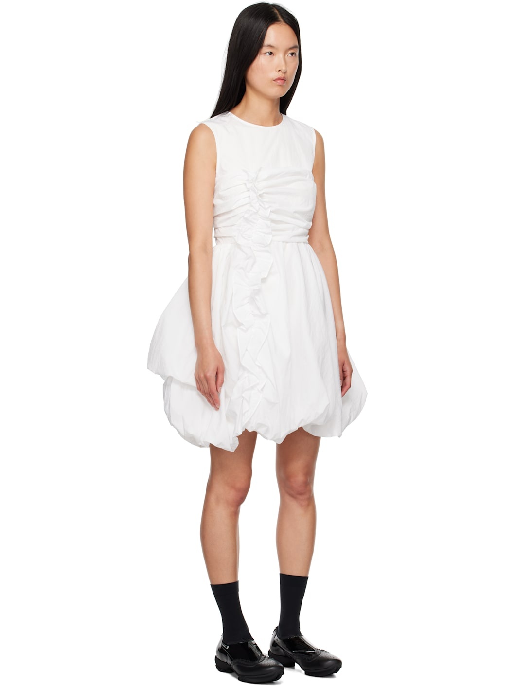 White Olivia Minidress - 2
