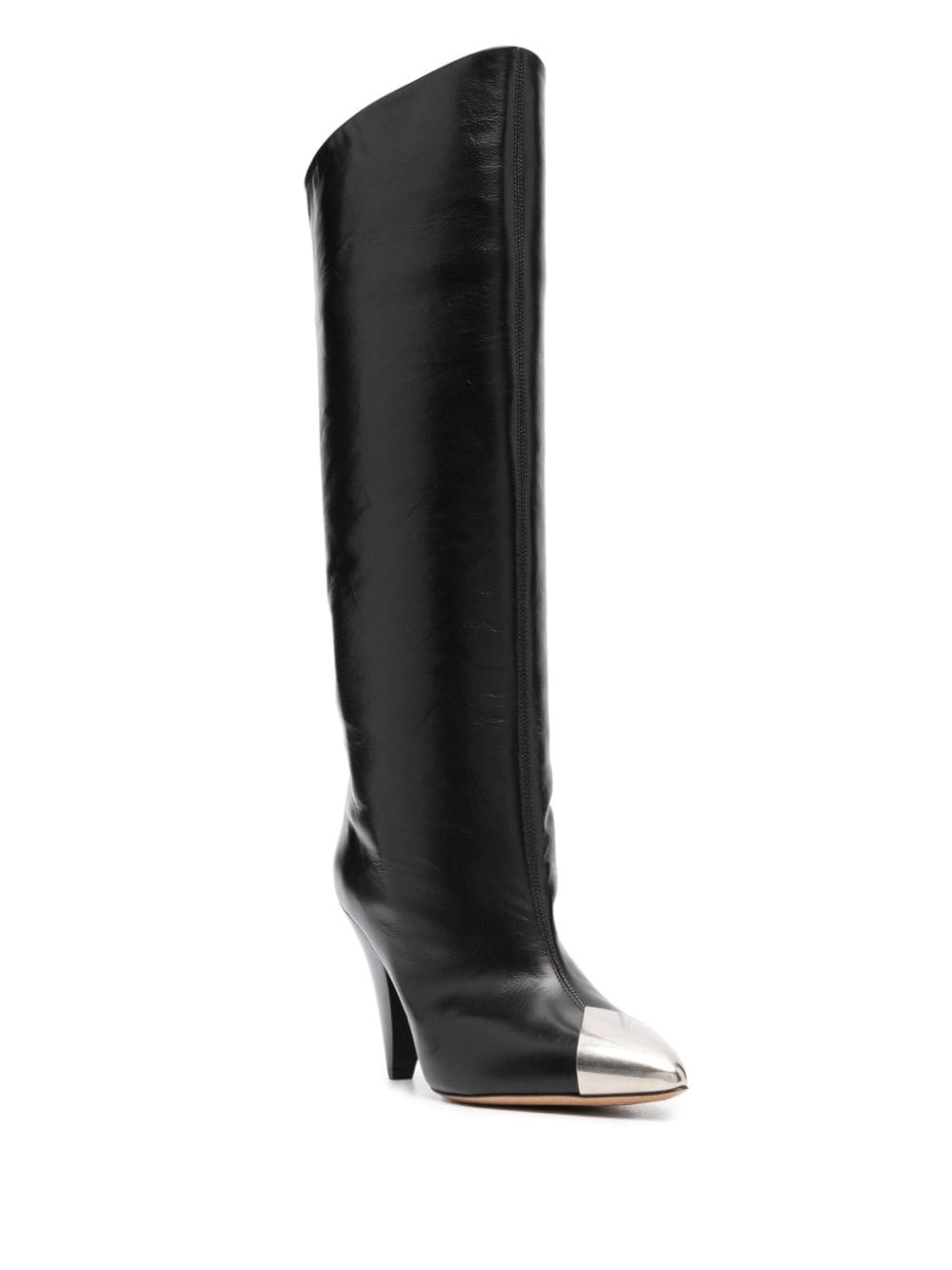 Lilezio 95mm leather knee-high boots - 2