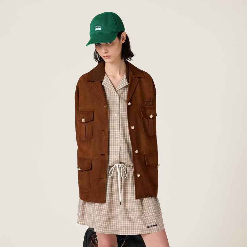 Miu Miu Checked shirt outlook