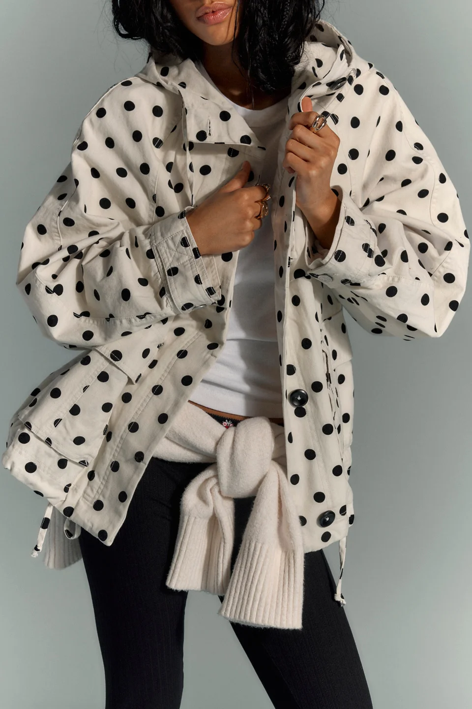Jojo Printed Hoodie Jacket - 1