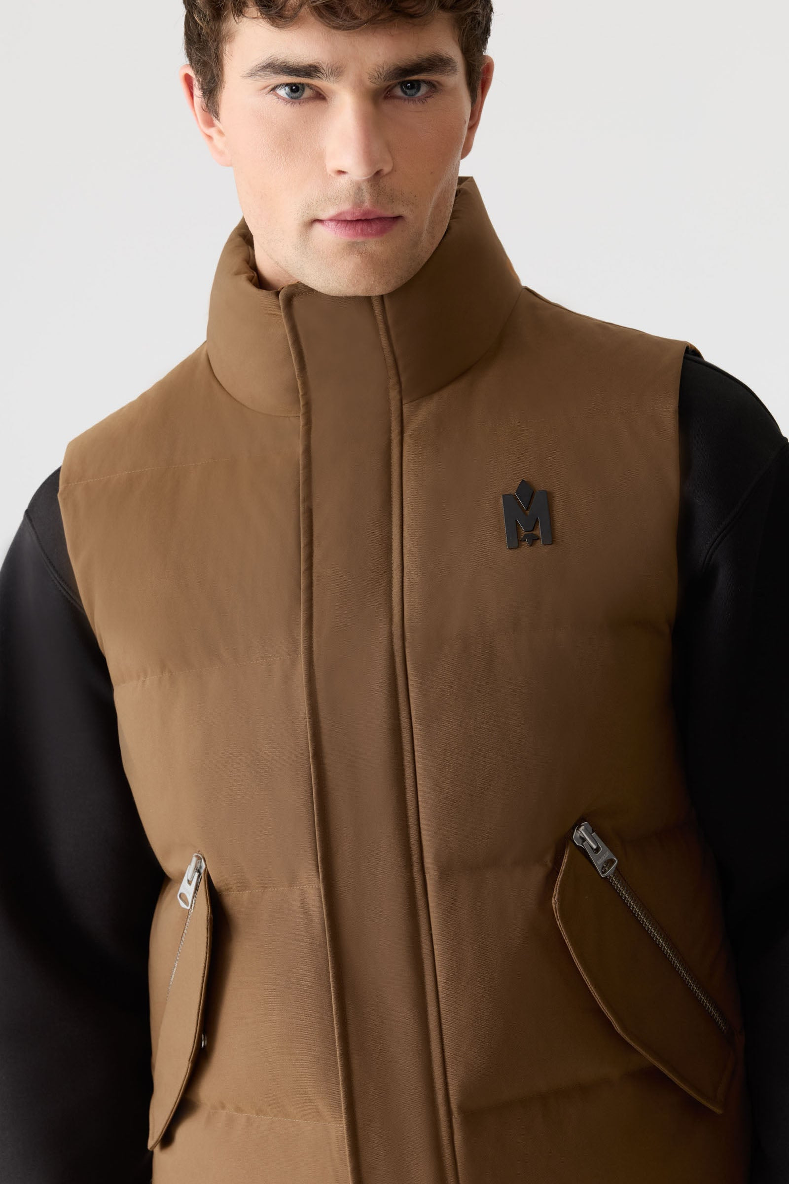 JOSEPH Nordic Tech down vest with funnel collar - 5