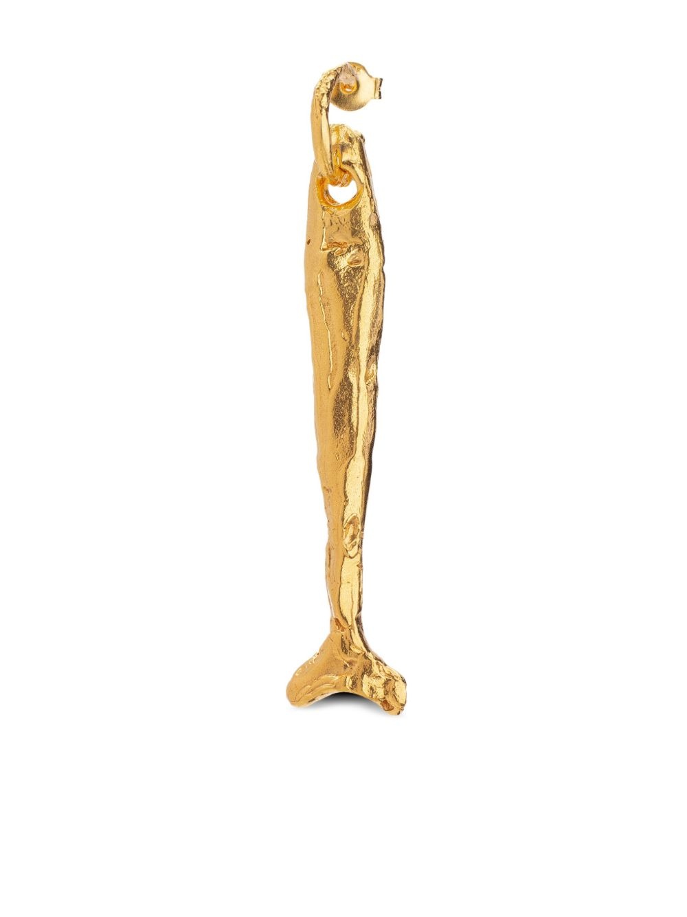 24kt yellow gold The Gone Fishing earring - 3